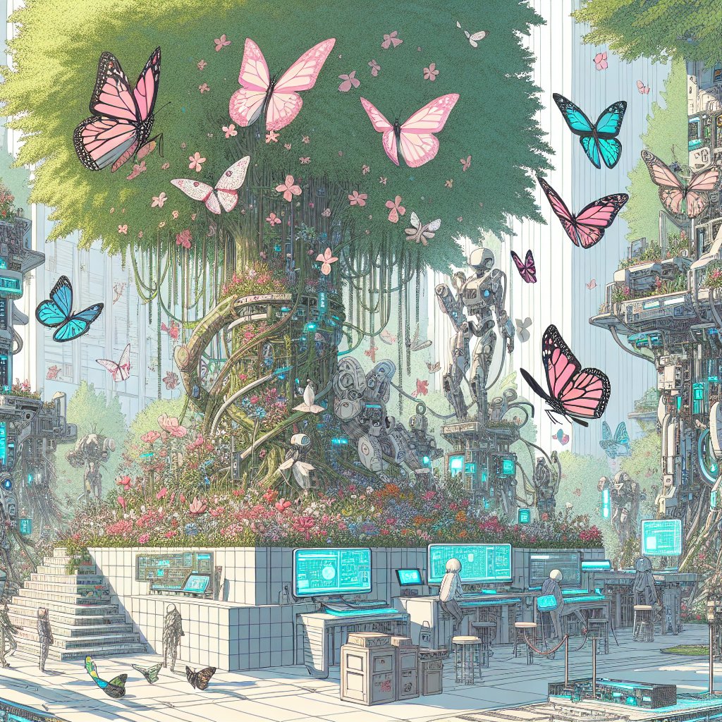 秋惜しむ　葉隠に飛ぶ　蝶々や