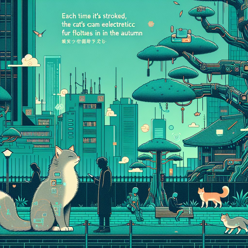 撫でるたび　秋風に乗る　猫の毛や