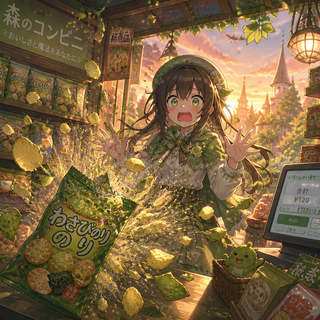 コンビニで好きなお菓子が爆発した