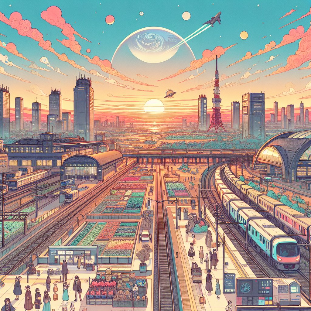 ハルウララ　東京駅や　空広し