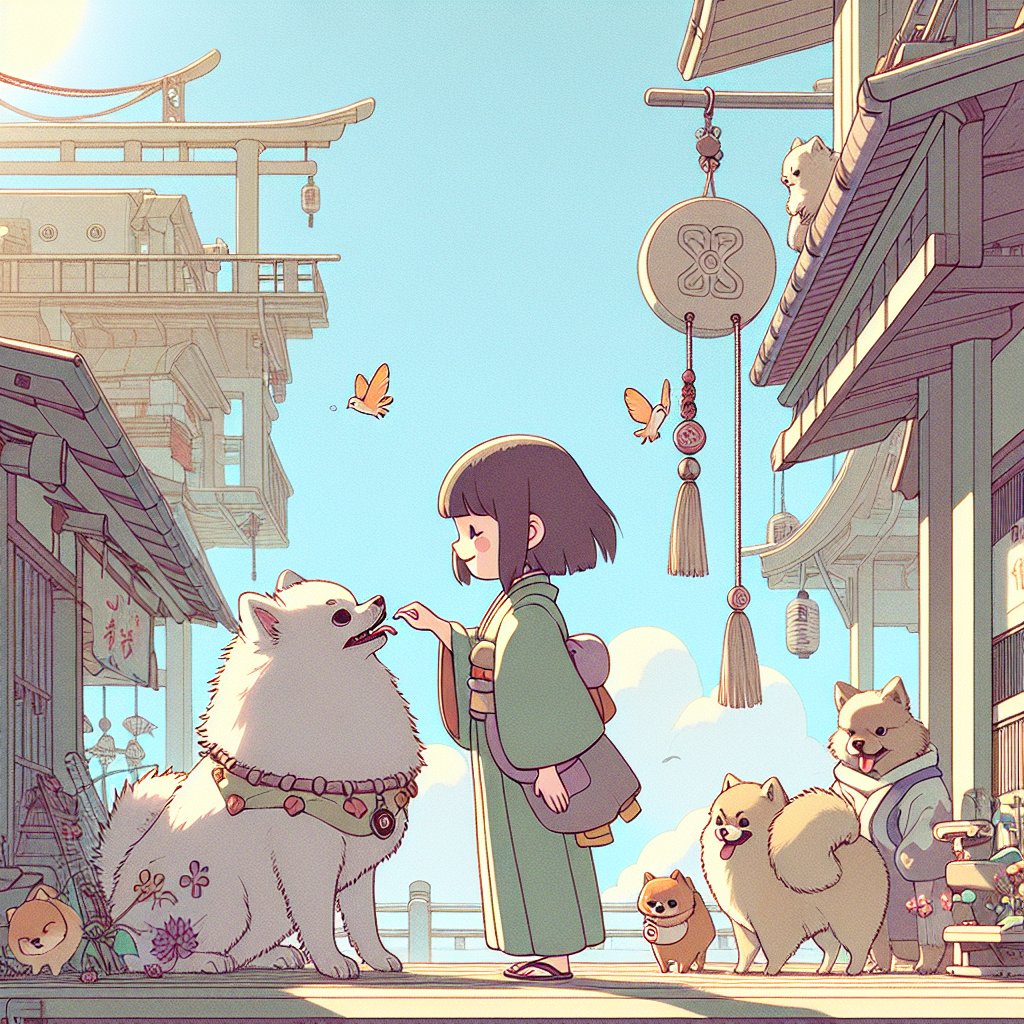 若鮎の　香りを舌で　ポメラニアン