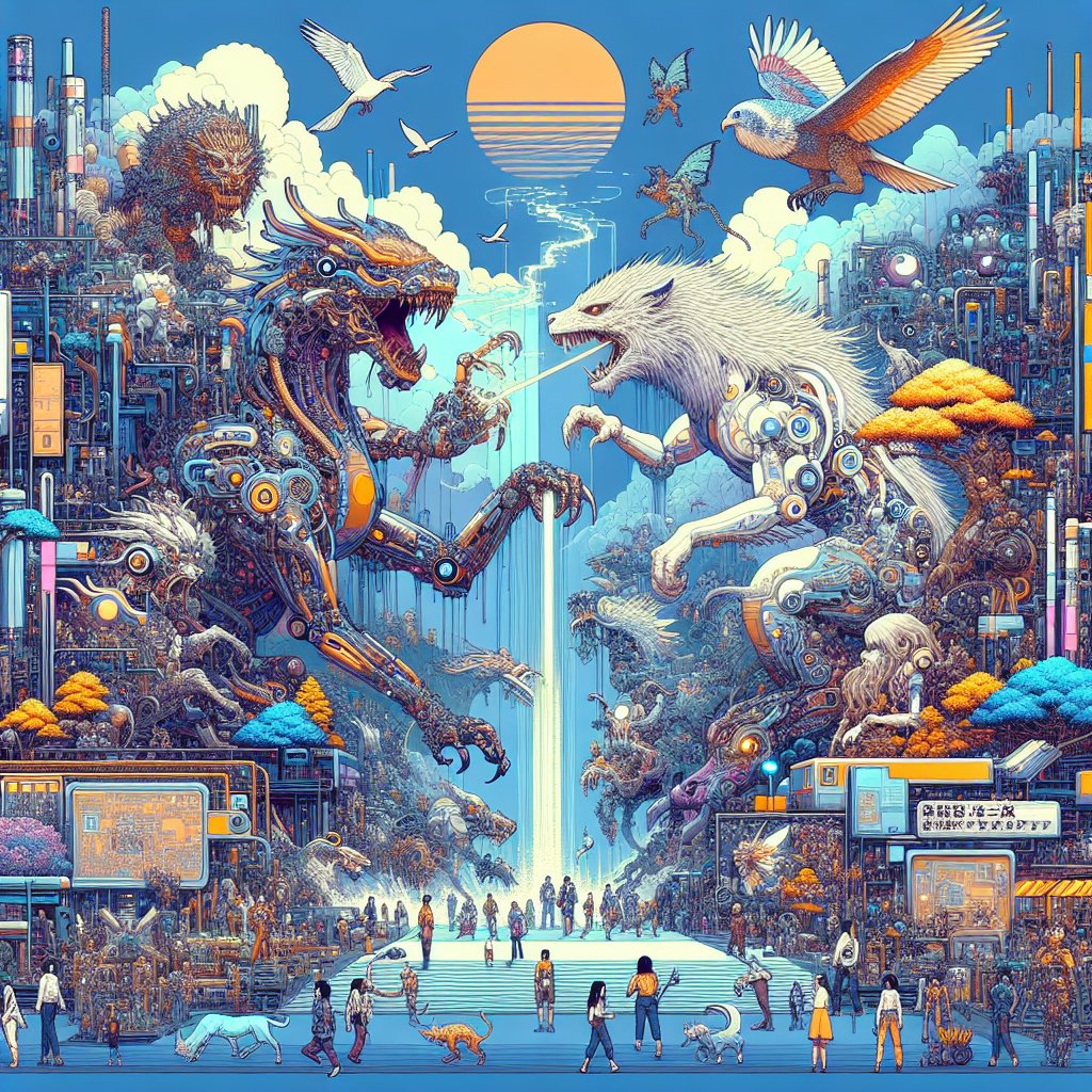 轟々と　温き嵐や　春一番