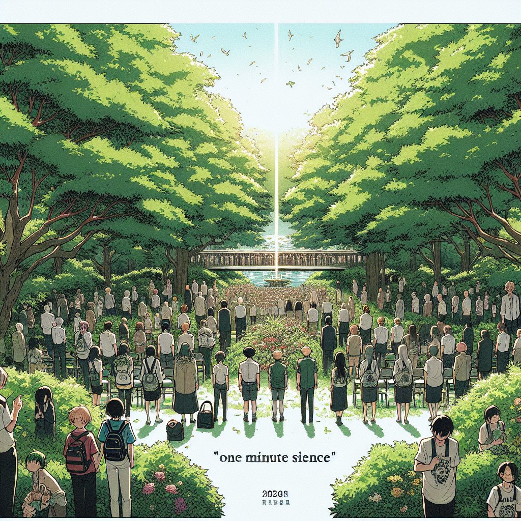 一分間の黙祷