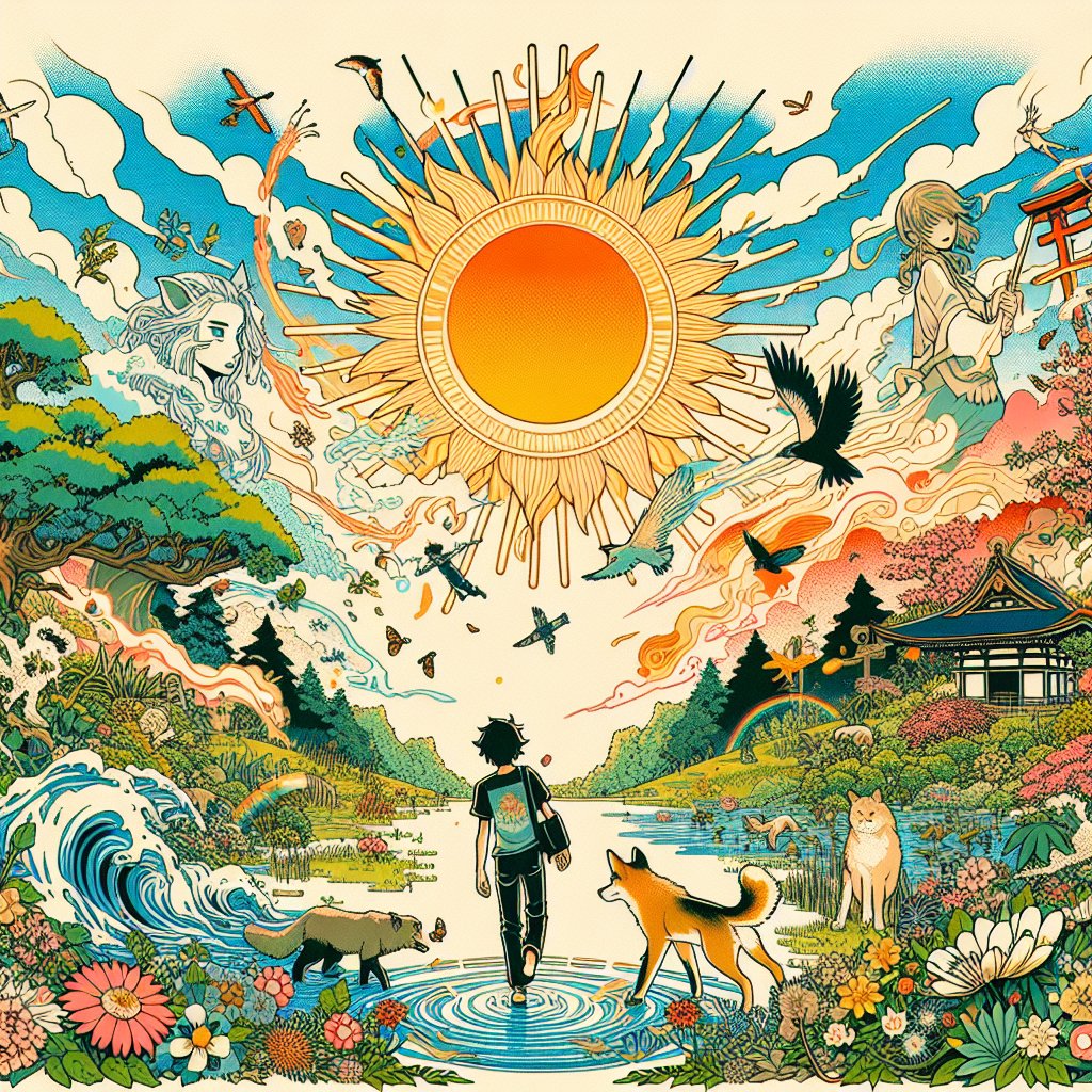 さわかやな　日差しの薫る　夏の空