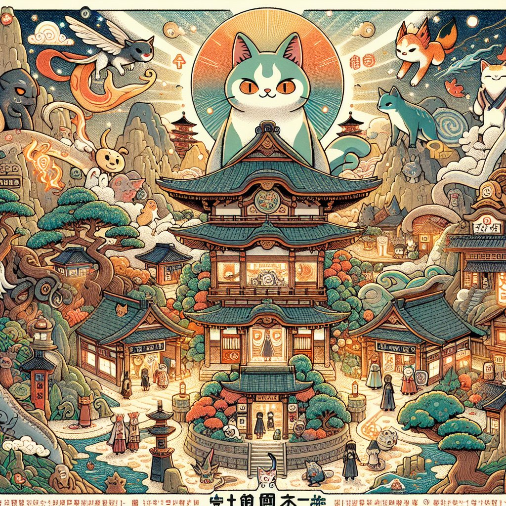 ぽんぽこたぬき猫