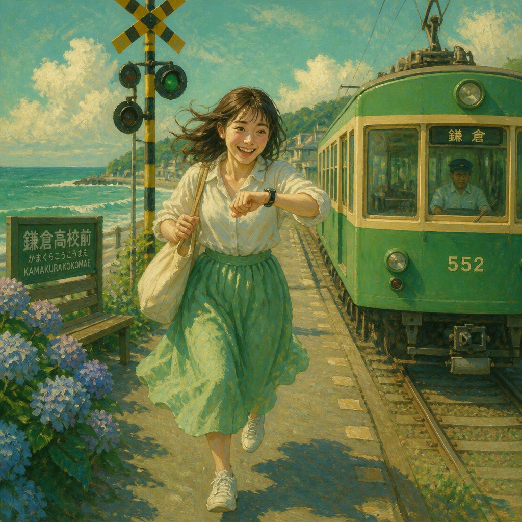 遅刻すると思ったら間に合った