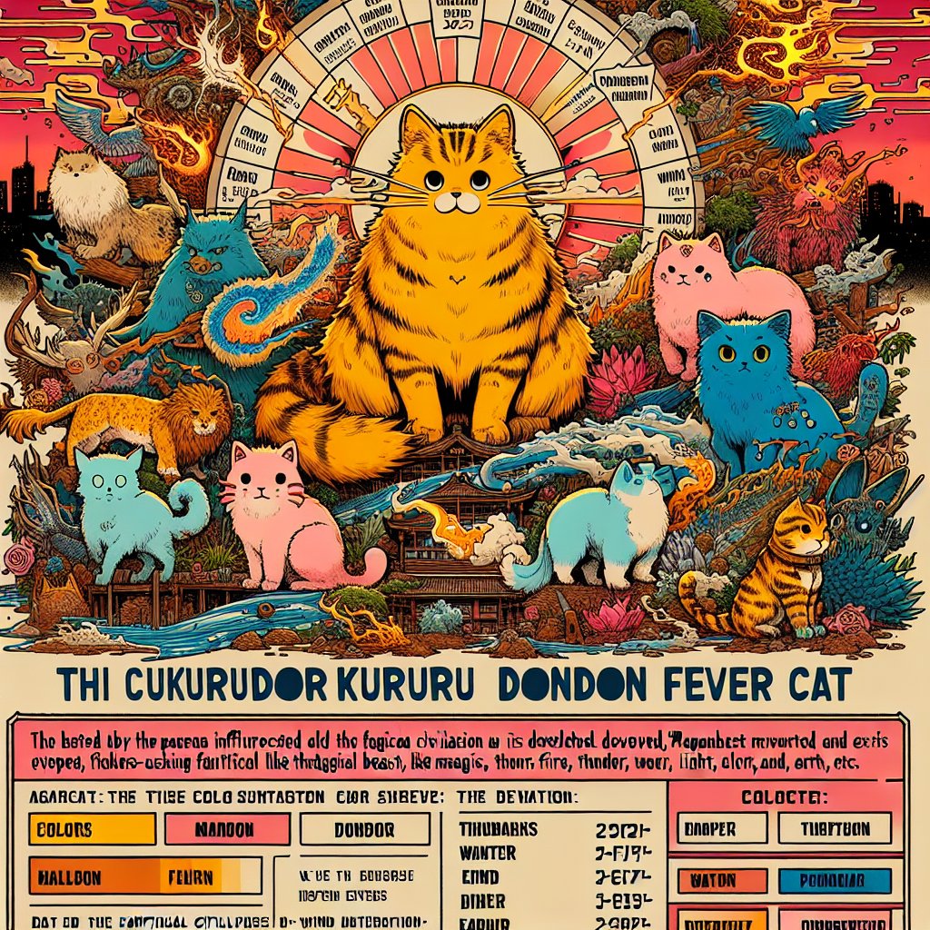 くるくるどんどんフィーバー猫