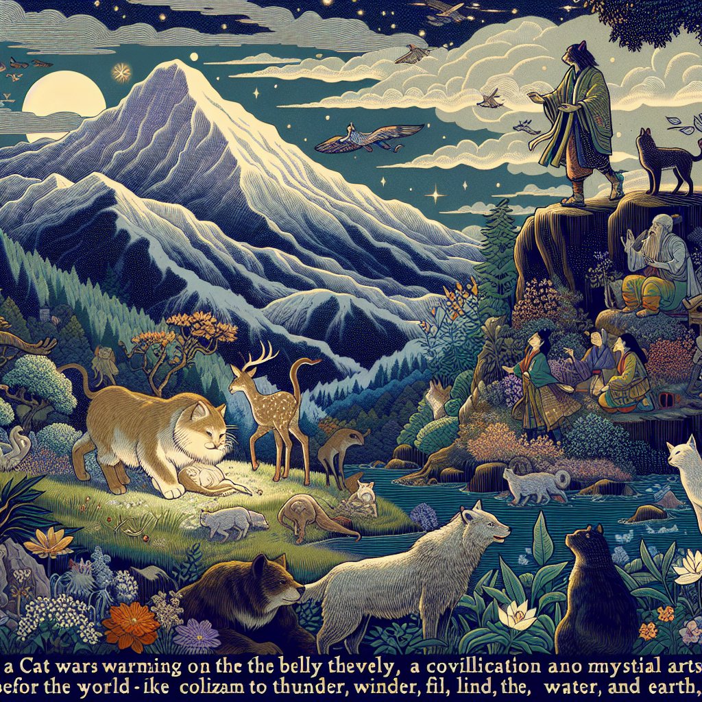 腹に乗る　猫は温しや　山笑う