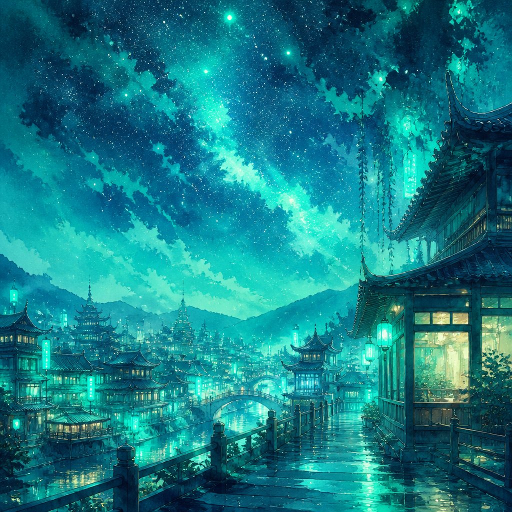 幽玄の青空