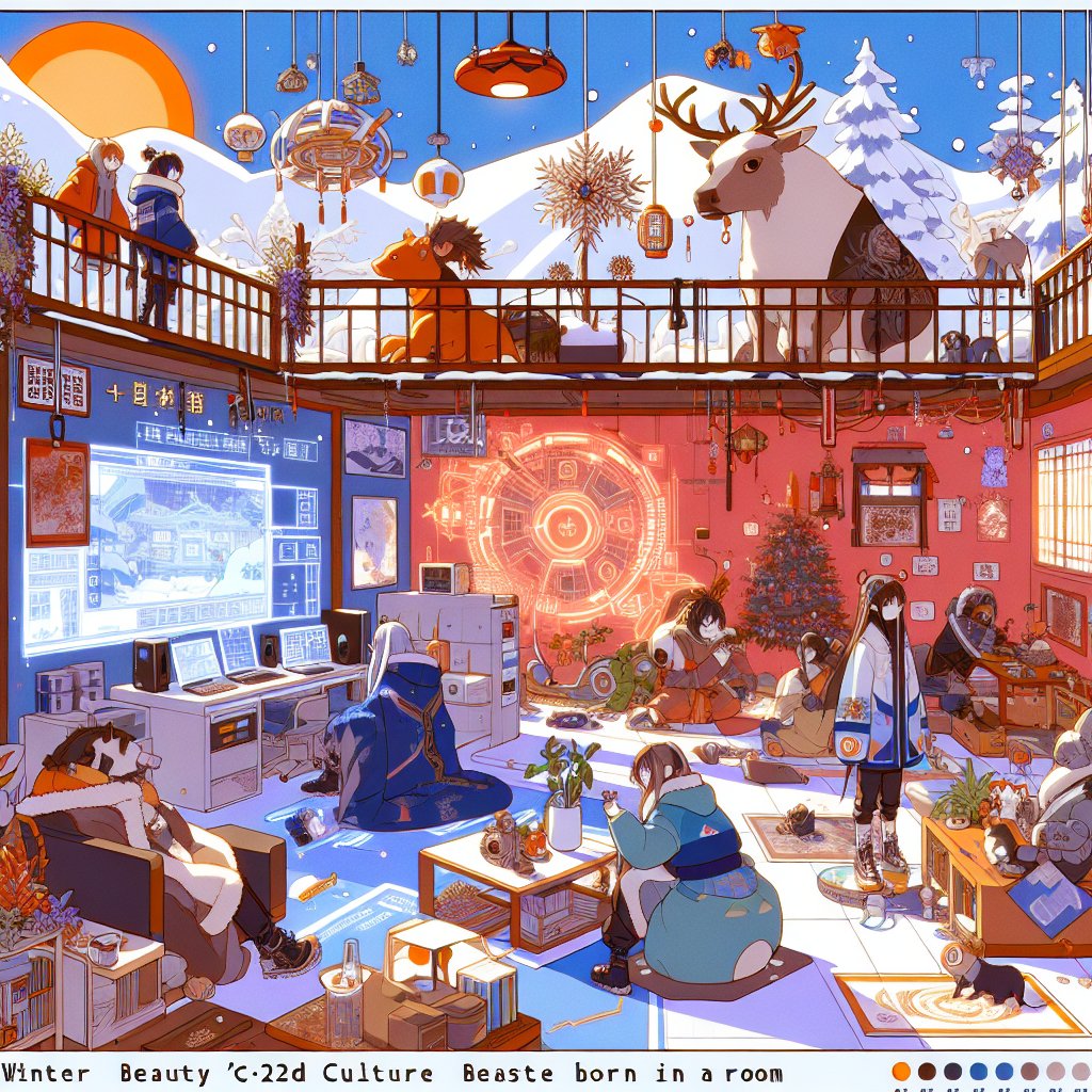 冬麗　一間で文化　生まれけり