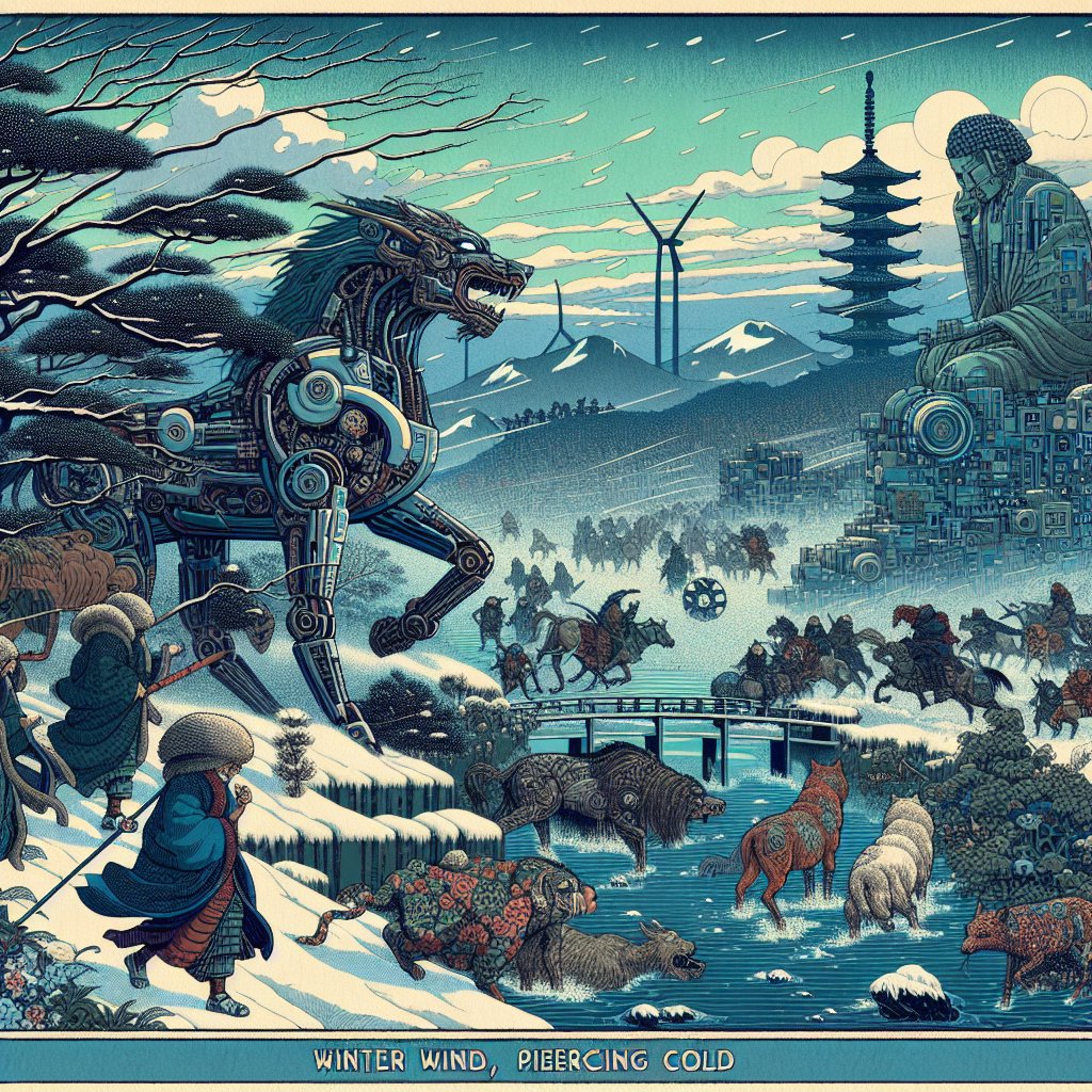 冬の風　キーン　キンキンキーン